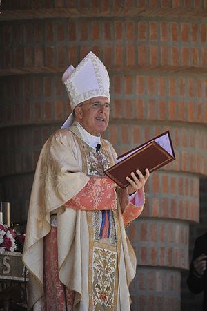Carlos Osoro durante una Jornada Mariana de la Familia.