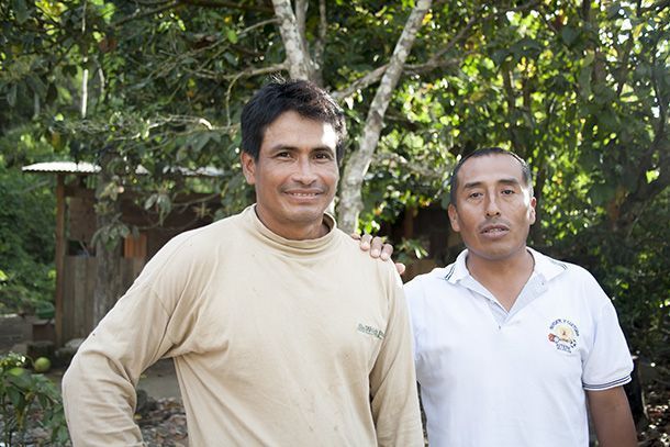 - Roger Aparicio junto a Remigio Llanos