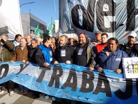 Buenos Aires fue testigo de una marcha de trabajadores el día de San Cayetano. 