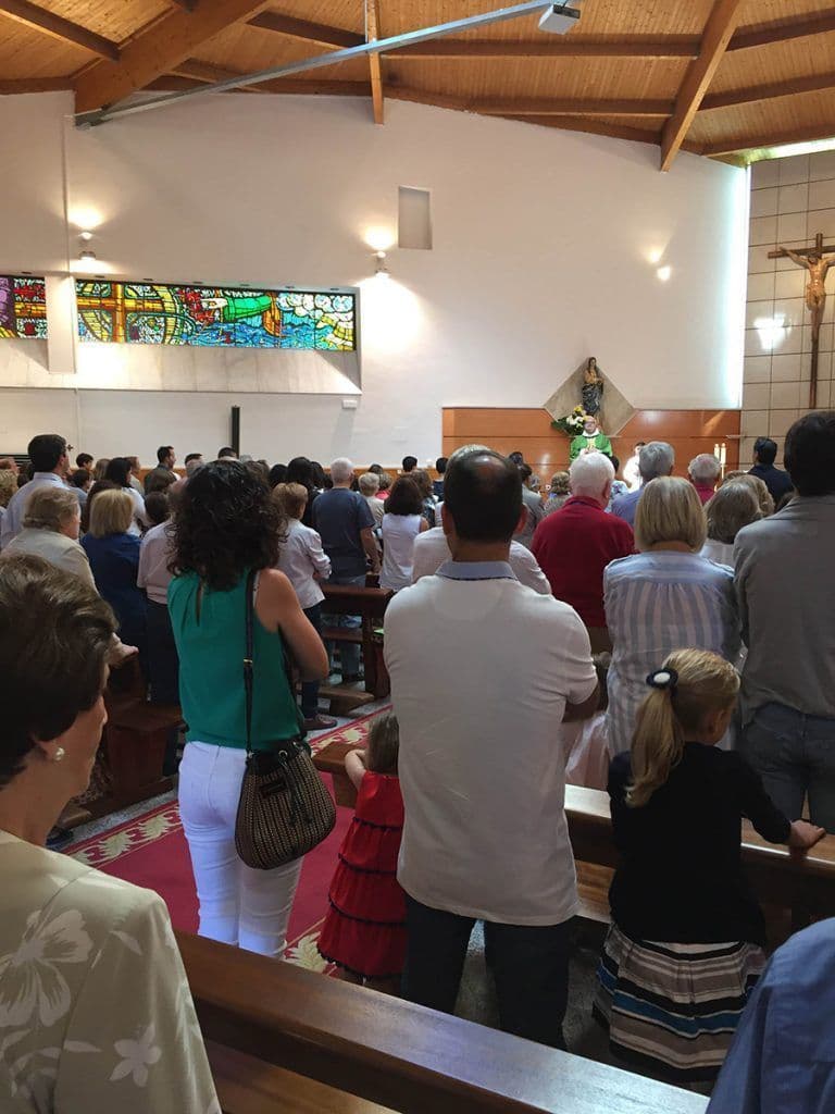 La parroquia de Nuestra Señora de las Américas está en la zona este de Madrid. Foto. S.R.