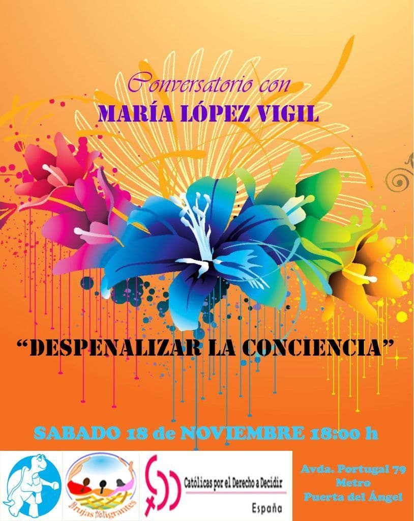 Encuentro con la teóloga cubano nicaragüense María López Vigil en Madrid