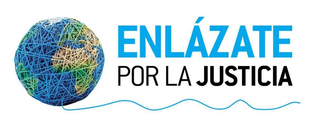 Enlázate por la justicia, confer, manos unidas