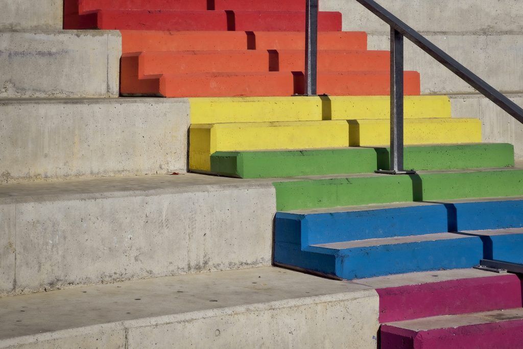 Escalera Arcoiris. Foto: Xavi Cabrera.